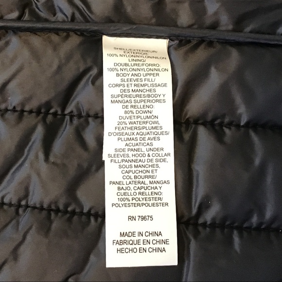 NWT Lucky Brand Quilted Packable Down Coat - Sz M - Picture 8 of 14